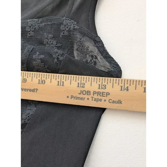 Free People Corset Convertible Mesh Bodycon Dress Black Size S Small NWT - Picture 7 of 12